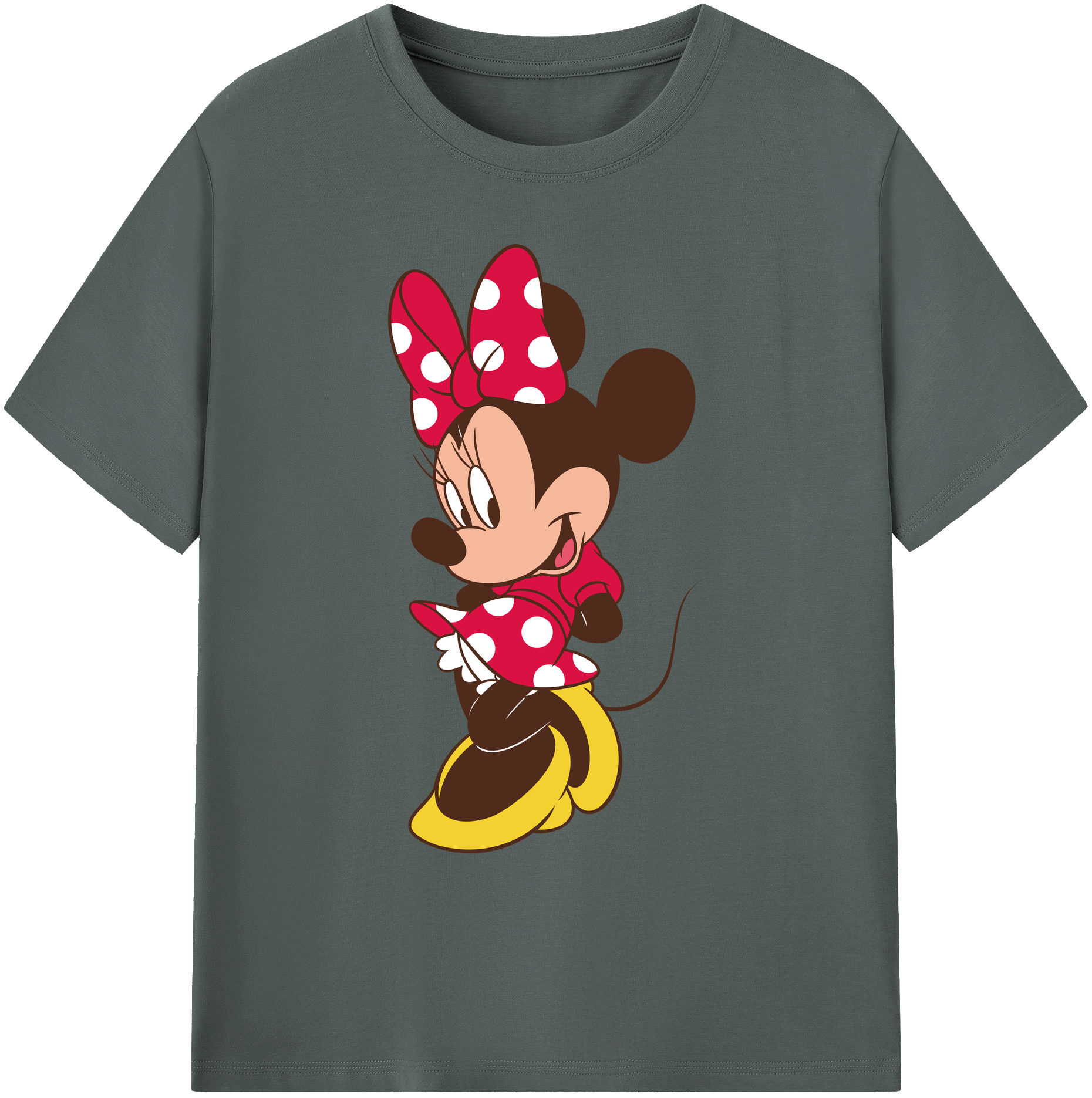 ミッキーマウス Mickey Mouse 綿100％ メンズ半袖Tシャツ｜肌触りやわらか＆通気性